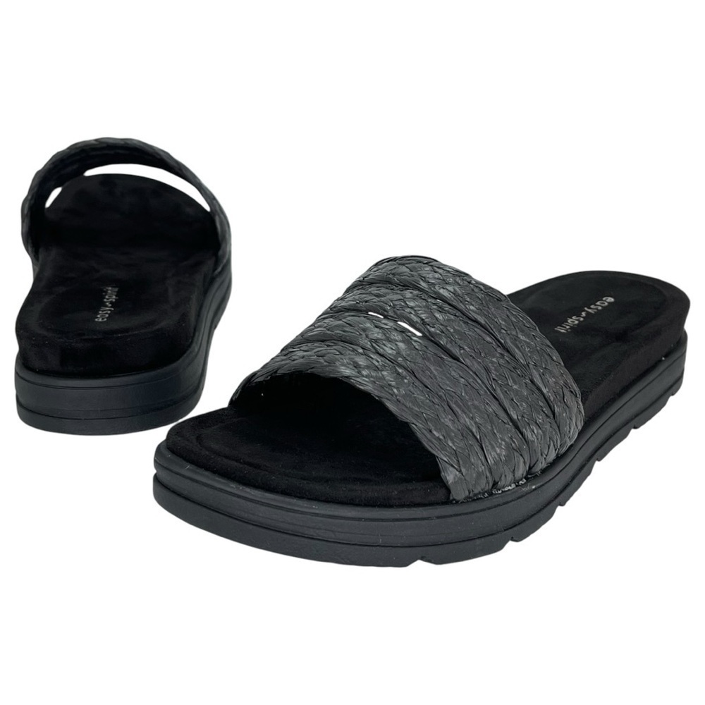 Easy Spirit Salma2 Black Womens Slide Sandals Size 8.5M - Picture 9 of 12